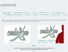 Tablet Screenshot of cardioser.com